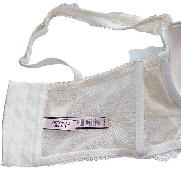 Victoria's Secret Ladies 34D Corset Bra Adjustable Strap Back Hooks Lingerie - Picture 10 of 12